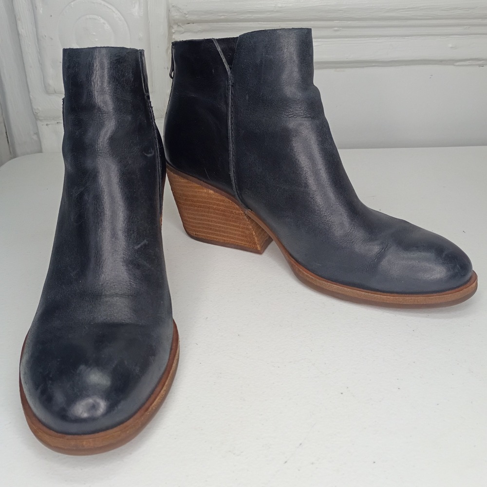 Kork-Ease Chandra Bootie Black Leather 8.5